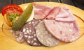 German meat cold cuts Royalty Free Stock Photo