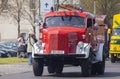 German mercedes benz fire truck oldtimer Royalty Free Stock Photo