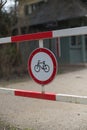 Bicycles prohibited