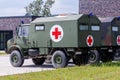 German military ambulance vehicle Royalty Free Stock Photo
