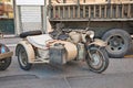 German military bike BMW R75 Royalty Free Stock Photo