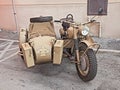 German military bike BMW R75 Royalty Free Stock Photo