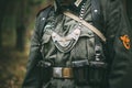 German military decoration on the uniform of a Royalty Free Stock Photo