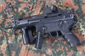 German modern submachine gun Royalty Free Stock Photo