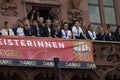 The German national women`s football team after they placed second in the UEFA Women`s Euro 2022 football tournament