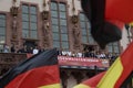 The German national women`s football team after they placed second in the UEFA Women`s Euro 2022 football tournament