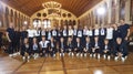 The German national women`s football team after they placed second in the UEFA Women`s Euro 2022 football tournament