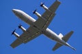 German Navy Lockheed P-3 Orion patrol aircraft in flight. Germany - June 13, 2019