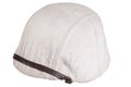 German nazi army helmet with white camouflage cover, type winter, helmet M35, M40, M42