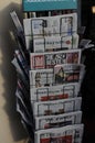 GERMAN NEWS PAPERS AT NEWS STAND