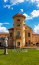 German Palace Rheinsberg on the Grienericksee, picturesque location, nature, architecture and art Royalty Free Stock Photo