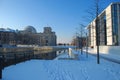 German parliament, Berlin. Winter view