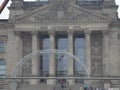 German parliament building in Berlin. Royalty Free Stock Photo