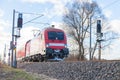 German passenger train Royalty Free Stock Photo