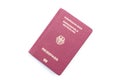 German passport isolated on white background Royalty Free Stock Photo
