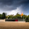 The German Pavilion designed by Ludwig Mies van der Rohe, better known as the Barcelona Pavilion, built for the Universal