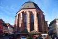 German people and foreign traveler travel visit Heiliggeistkirche church of the holy ghost spirit in Heidelberger square old town