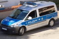 german police car text translation: police