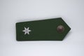 German police epaulets isolated