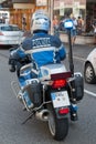 German Police Officer on Motorcycle