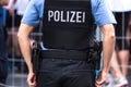 German police officer Royalty Free Stock Photo