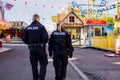 German police officers in Frankfurt am Main, Germany