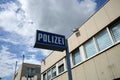 German Police or Polizei Station Sign