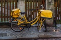 German Post bicycle Royalty Free Stock Photo