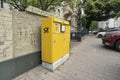 German post office box in Frankfurt Royalty Free Stock Photo