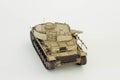 German Pz.Kpfw.IV ausf.F tank model Royalty Free Stock Photo