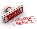 German quality. Seal and imprint