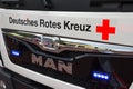 German red cross truck Royalty Free Stock Photo