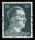 German Reich Postage Stamp from 1945 Royalty Free Stock Photo