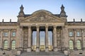 German Reichstag building during the sunrise, Berlin, Germany Royalty Free Stock Photo