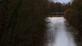 german river ilmenau in winter video