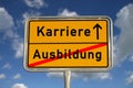 German road sign apprenticeship and career