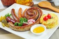 German sausage Royalty Free Stock Photo