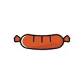 German sausage.. Vector illustration decorative design