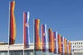 German and Serbian flags. Government, politics, diplomacy, trade, foreign relations between european countries