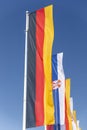 German and Serbian flags. Government, politics, diplomacy, trade, foreign relations between european countries
