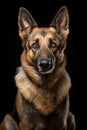 German Shepard Dog Portrait_AI