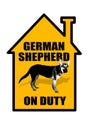 German Shepard Sign.