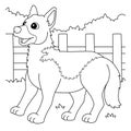 German Shepherd Dog Coloring Page for Kids