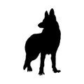 German Shepherd Dog Silhouette