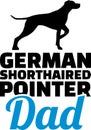 German shorthaired pointer dad