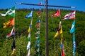 German skipper`s mast in summer Royalty Free Stock Photo