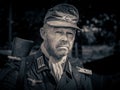 German soldier from WW2 at GCR reenact Royalty Free Stock Photo