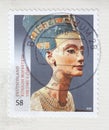 German stamped Postage Stamp Royalty Free Stock Photo