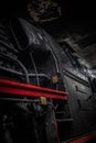 German steam train Royalty Free Stock Photo