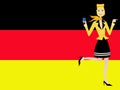 German stewardess